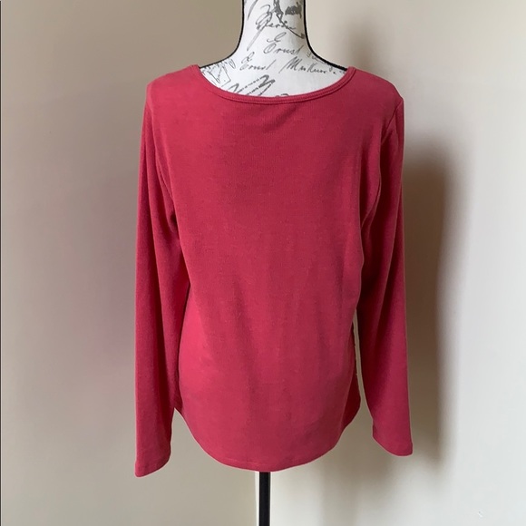 Lucky Brand Lacy Overlay Waffle Knit - Picture 5 of 8